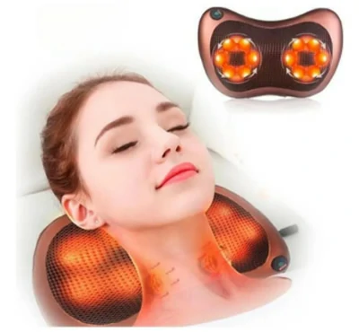 Almofada de pescoço com massageador